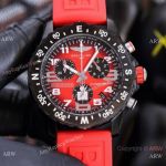 Swiss Copy Breitling Ironman Endurance Pro Limited Edition Watch Red Rubber Strap